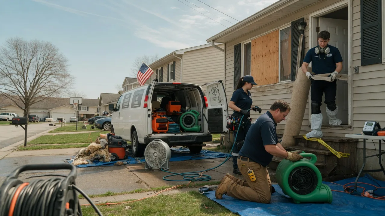 Water Damage Restoration in Dubuque, IA near me